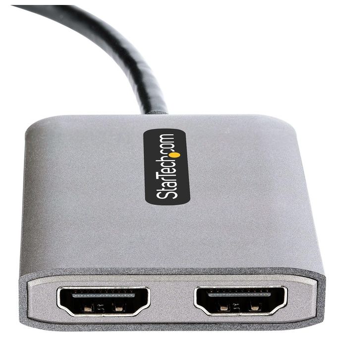 StarTech.com Adattatore USB-C HDMI - USB C HUB MST a Doppio HDMI 4K 60Hz 30cm