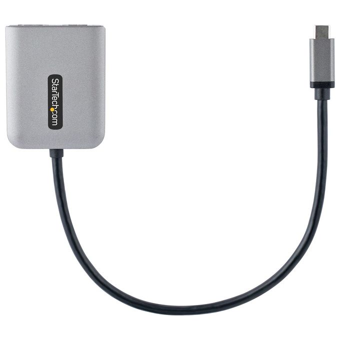 StarTech.com Adattatore USB-C HDMI - USB C HUB MST a Doppio HDMI 4K 60Hz 30cm