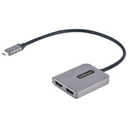 StarTech.com Adattatore USB-C HDMI - USB C HUB MST a Doppio HDMI 4K 60Hz 30cm