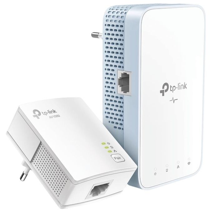 Tp-Link TL-WPA7517 Kit Adattatore di Rete Powerline 1000 Mbit-s Collegamento Ethernet Lan Wi-Fi Bianco