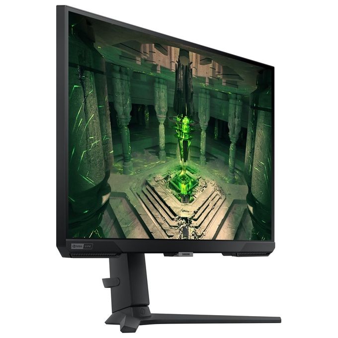 Samsung Monitor Gaming Odyssey G4 (S27BG400), Flat, 27'', 1920x1080 FHD, IPS, 240 Hz, 1 ms, Freesync Premium, G-Sync, HDMI, Display Port, Ingresso Audio, HAS, Pivot, Eye Saver Mode, Flicker Free