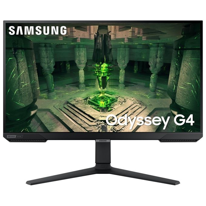 Samsung Monitor Gaming Odyssey G4 (S27BG400), Flat, 27'', 1920x1080 FHD, IPS, 240 Hz, 1 ms, Freesync Premium, G-Sync, HDMI, Display Port, Ingresso Audio, HAS, Pivot, Eye Saver Mode, Flicker Free