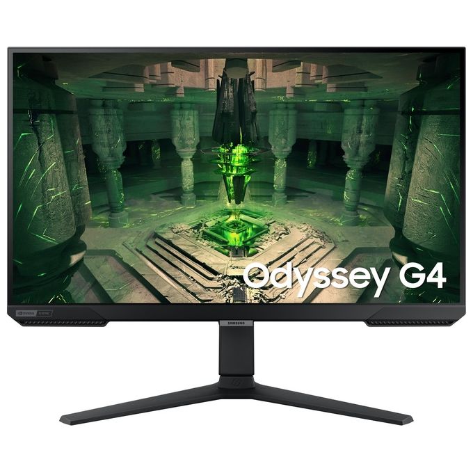 Samsung Monitor Gaming Odyssey G4 (S27BG400), Flat, 27'', 1920x1080 FHD, IPS, 240 Hz, 1 ms, Freesync Premium, G-Sync, HDMI, Display Port, Ingresso Audio, HAS, Pivot, Eye Saver Mode, Flicker Free