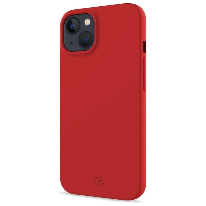 Celly Planet Eco Cover per iPhone 13 Rosso