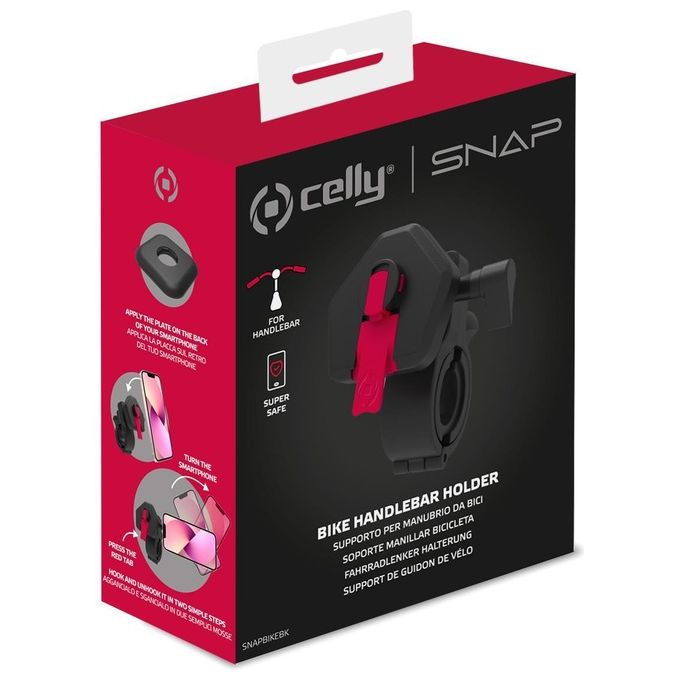 Celly Handlebar Holder Bike Nero