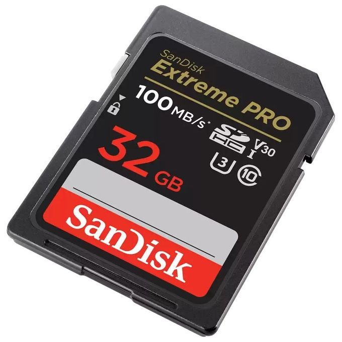 SanDisk Extreme PRO 32 GB SDHC fino a 100 MB-s, UHS-I, Classe 10, U3, V30