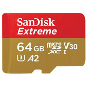 SanDisk Extreme 64Gb MicroSDXC UHS-I Classe 10
