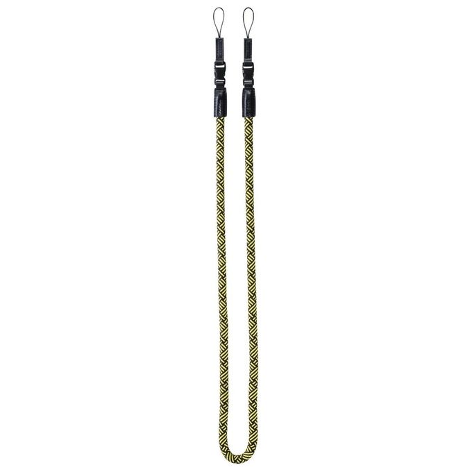 Hama Cinghia per Fotocamera Braid 120cm Nero-Giallo