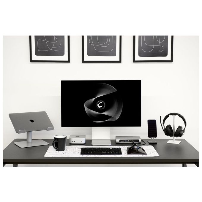 Kensington K83452WW Cuffie over-ear Bluetooth H3000 Cancellazione Rumore Attiva con AI Durata Batteria 60 h Connessione Bluetooth 5.2 colore Nero
