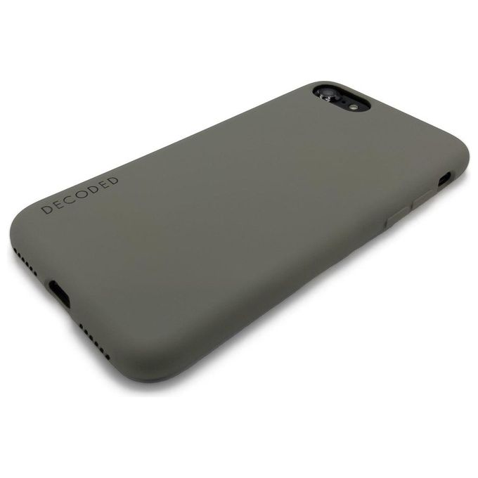 Decoded Silicone Cover Posteriore per iPhone SE3-SE2-8-7-6s-6 Olive
