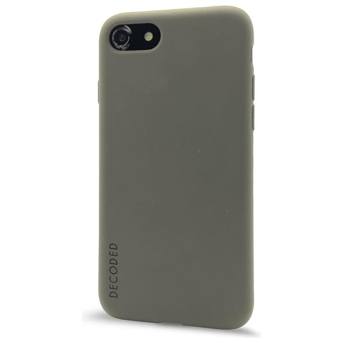 Decoded Silicone Cover Posteriore per iPhone SE3-SE2-8-7-6s-6 Olive