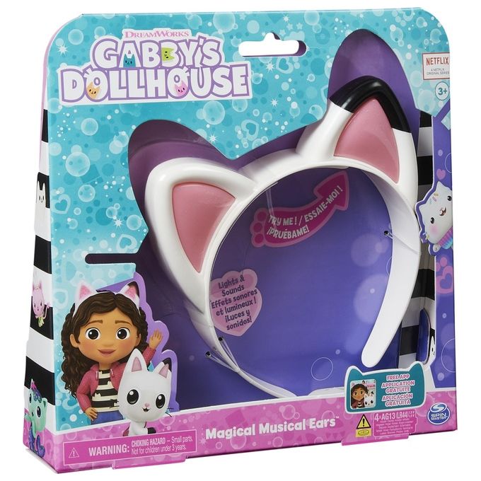 Bigiotteria Giocattolo Gabby Dollhouse Cat Ears Magical Musical