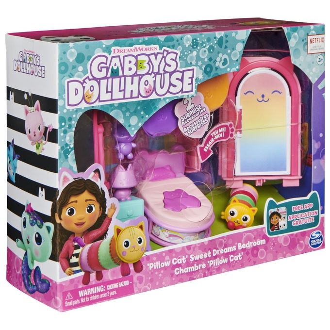Spin Master Gabby's Dollhouse La Camera da Letto di Cuscigatta
