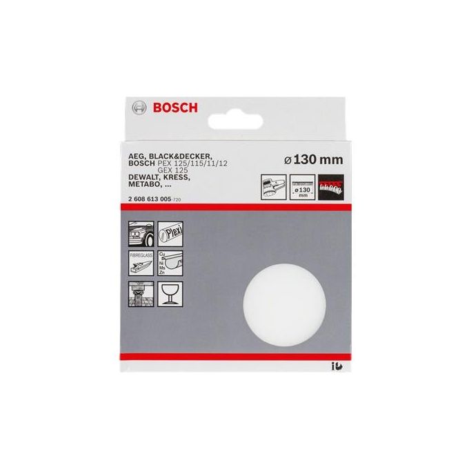 Bosch Tampone Lucidatura In Spugna Per Levigatrici Rotorbitali