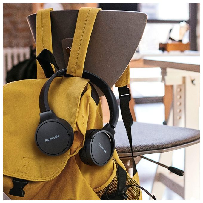 Panasonic RF-HF420BE-K Cuffie Bluetooth Bassi Potenti con Sistema XBS Nero