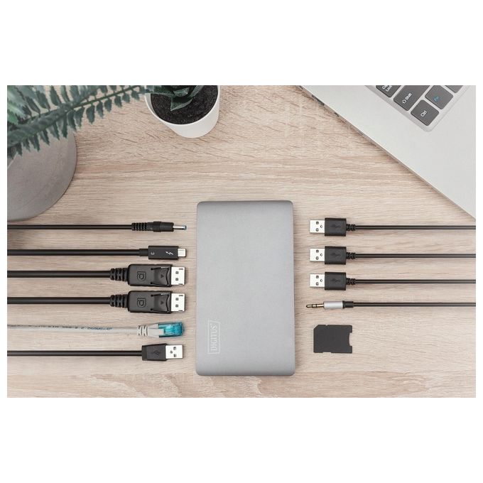 Digitus Thunderbolt 3 Docking Station 8K Usb Type-C