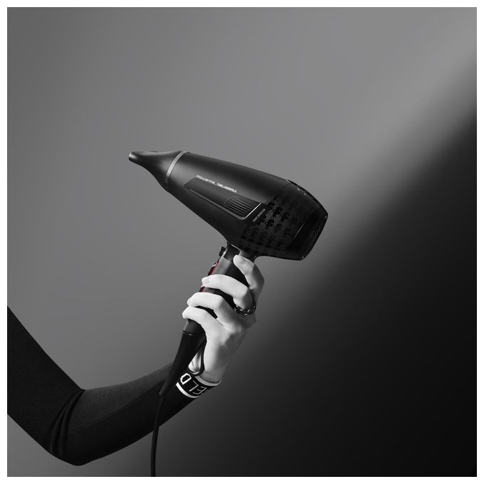 Rowenta CV887LF0 Pro Stylist Karl Lagerfeld Asciugacapelli 2200W Nero