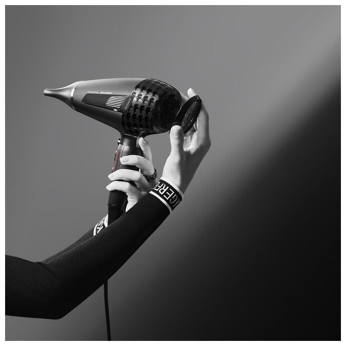 Rowenta CV887LF0 Pro Stylist Karl Lagerfeld Asciugacapelli 2200W Nero