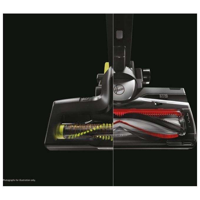 Hoover HF522STP 011 Scopa Elettrica a Batteria 0.45 Litri 290W Obsidian Grey