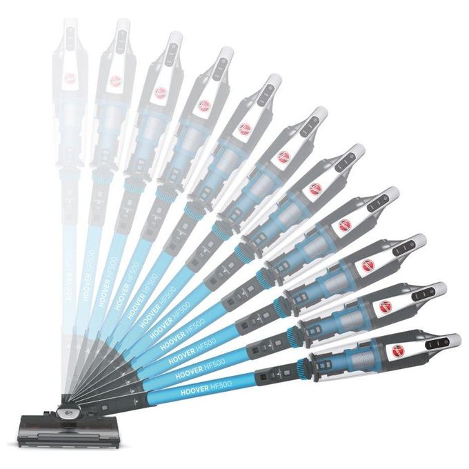 Hoover HF522STP 011 Scopa Elettrica a Batteria 0.45 Litri 290W Obsidian Grey