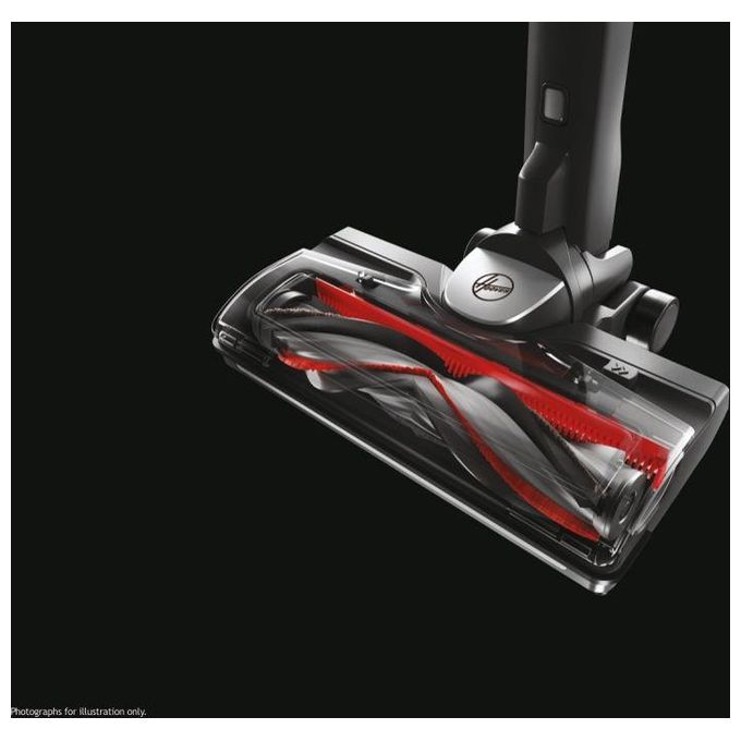 Hoover HF522STP 011 Scopa Elettrica a Batteria 0.45 Litri 290W Obsidian Grey