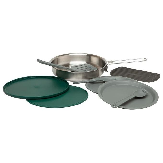 Stanley All In One Fry Pan Gavetta da Campeggio Stainless Steel Set 0.94 Litri