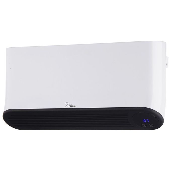 Ardes AR4W05P PARETO FLEX Termoventilatore Ceramico da Parete Waterproof Display Digitale Programmatore Giornaliero con Telecomando 2000W