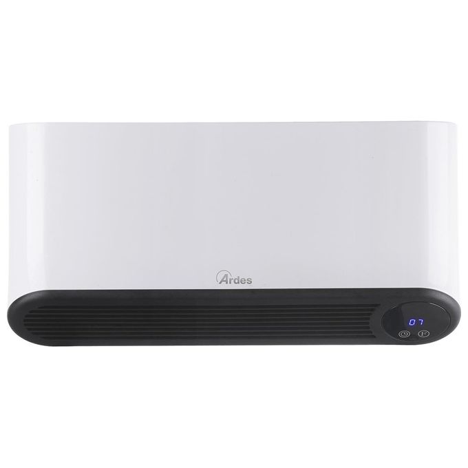 Ardes AR4W05P PARETO FLEX Termoventilatore Ceramico da Parete Waterproof Display Digitale Programmatore Giornaliero con Telecomando 2000W