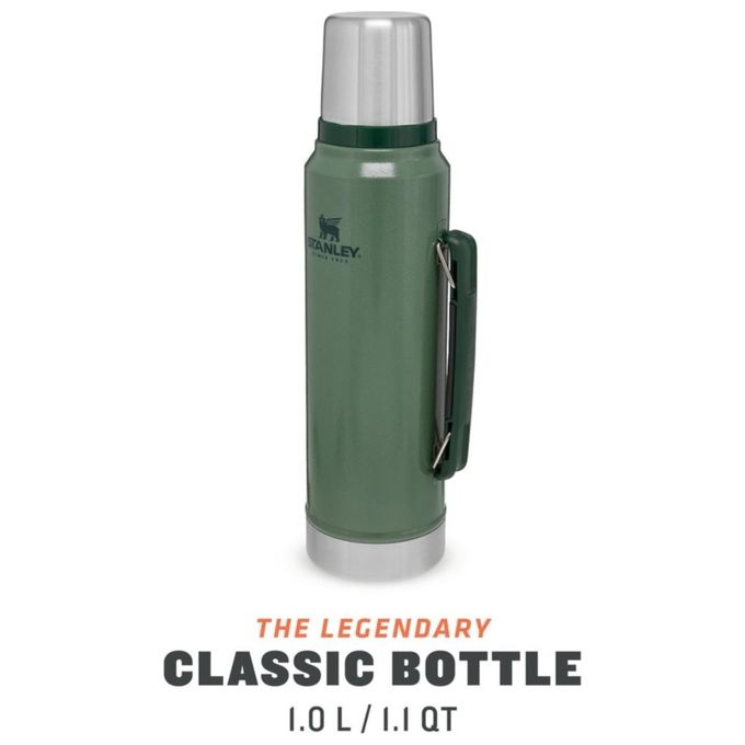 Stanley Classic Borraccia 1 Litro Hammertone Verde