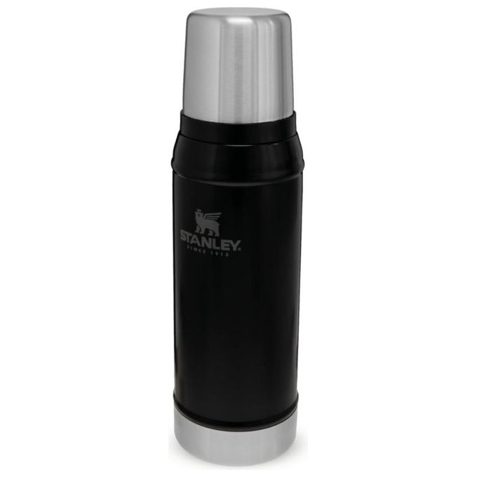 Stanley Classic Borraccia S 0.75 Litri Matte Nero Pebble