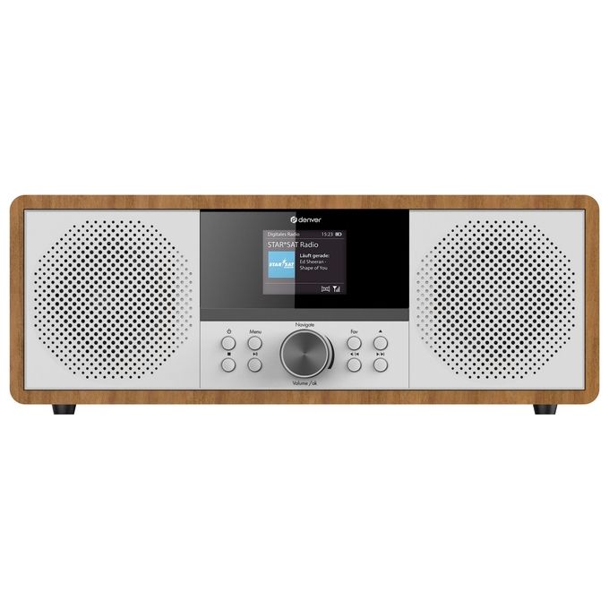 Denver MIR-270DW Radio Analogica Legno