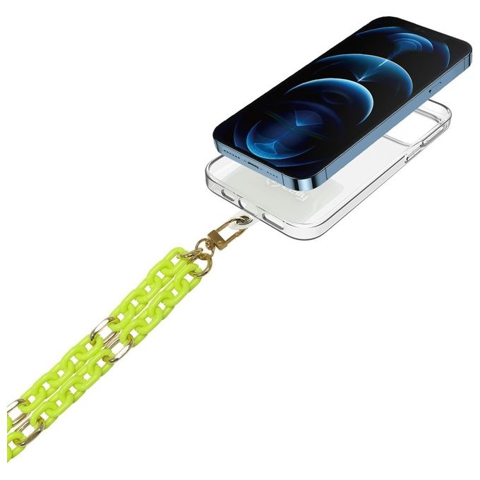 Celly Lacet Chain Yellow Fluo