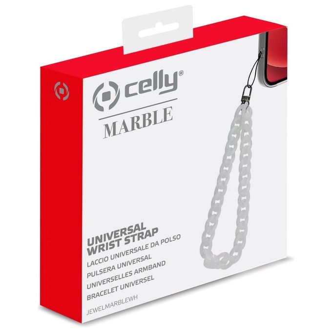 Celly JEWELMARBLEWH Jewel Marble White