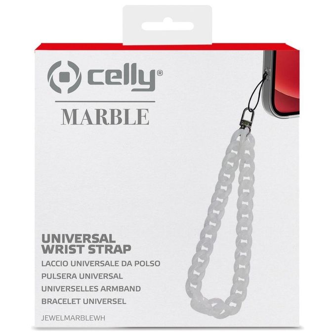 Celly JEWELMARBLEWH Jewel Marble White