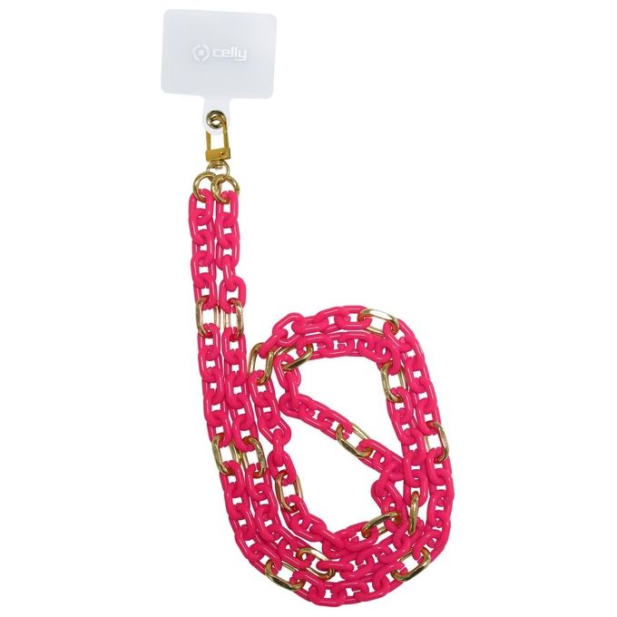 Celly LACETCHAINPKF Lacet Chain Pink Fluo