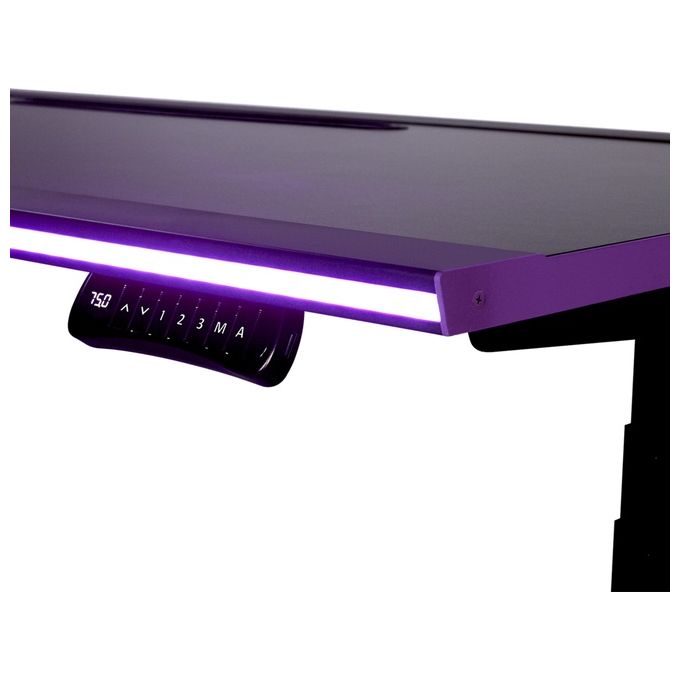 GD160 ARGB GAMING DESK - Scrivania ad illuminazione ARGB 160cm x 75cm, regolabile in altezza, (water-resistant)surface mousepad