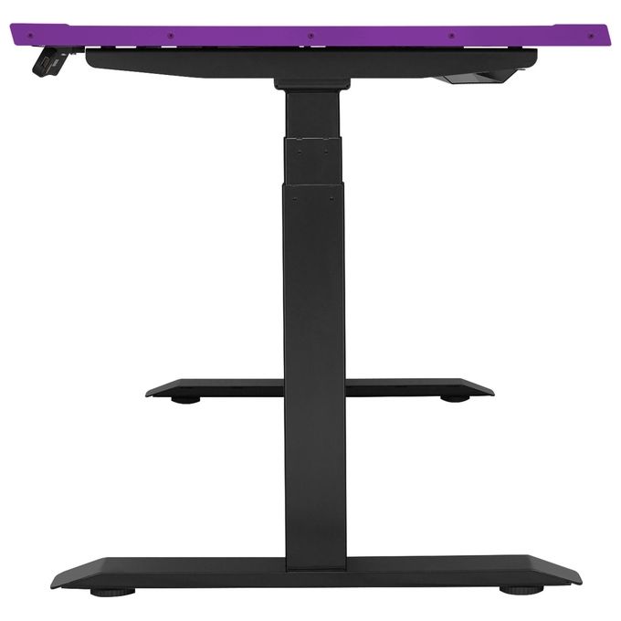 GD160 ARGB GAMING DESK - Scrivania ad illuminazione ARGB 160cm x 75cm, regolabile in altezza, (water-resistant)surface mousepad