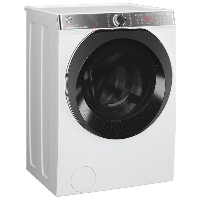 [ComeNuovo] Hoover H-WASH 550 H5WPB414AMBC-S Lavatrice a carica frontale 14kg 1400 giri classe A motore Eco-Power EcoDoser scan etichette funzione vapore controllo remoto bianco 60x67x85