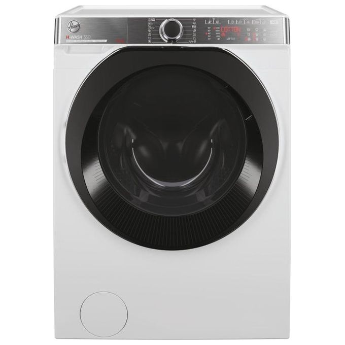 [ComeNuovo] Hoover H-WASH 550 H5WPB414AMBC-S Lavatrice a carica frontale 14kg 1400 giri classe A motore Eco-Power EcoDoser scan etichette funzione vapore controllo remoto bianco 60x67x85