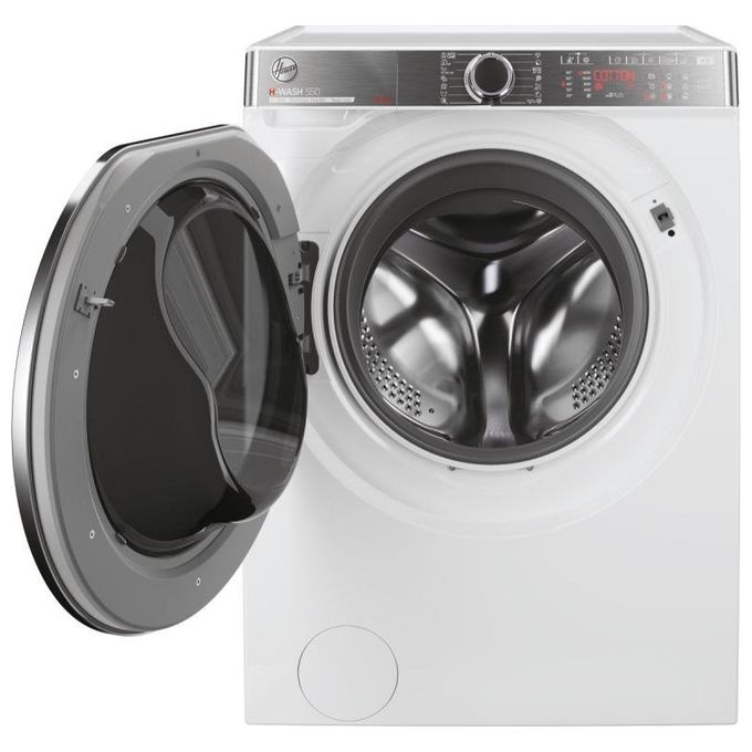 [ComeNuovo] Hoover H-WASH 550 H5WPB414AMBC-S Lavatrice a carica frontale 14kg 1400 giri classe A motore Eco-Power EcoDoser scan etichette funzione vapore controllo remoto bianco 60x67x85