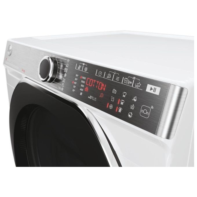 [ComeNuovo] Hoover H-WASH 550 H5WPB414AMBC-S Lavatrice a carica frontale 14kg 1400 giri classe A motore Eco-Power EcoDoser scan etichette funzione vapore controllo remoto bianco 60x67x85