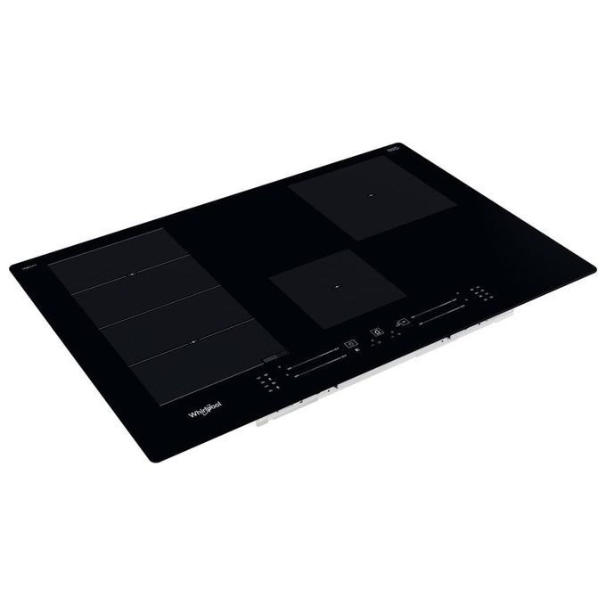 Whirlpool WFS0377NEIXL Piano Cottura a Induzione 4 Zone 77 cm Nero