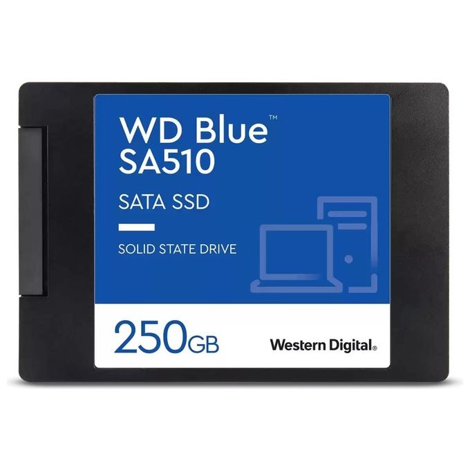 Western Digital WDS250G3B0A WD Blue SA510 SSD Interno 2.5'' 250 GB SATA III 555 MB-s