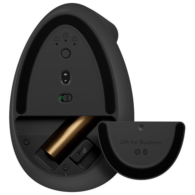 Logitech Lift For Business Mouse Mano Destra Wireless A Rf  Bluetooth Ottico 4000 Dpi
