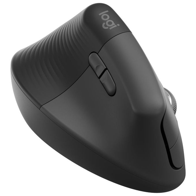 Logitech Mouse Verticale Ergonomico per Mancini Wireless Bluetooth USB Secured Logi Bolt Graphite