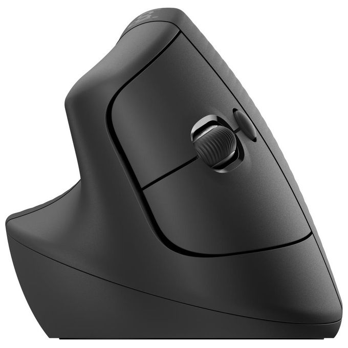 Logitech Mouse Verticale Ergonomico per Mancini Wireless Bluetooth USB Secured Logi Bolt Graphite
