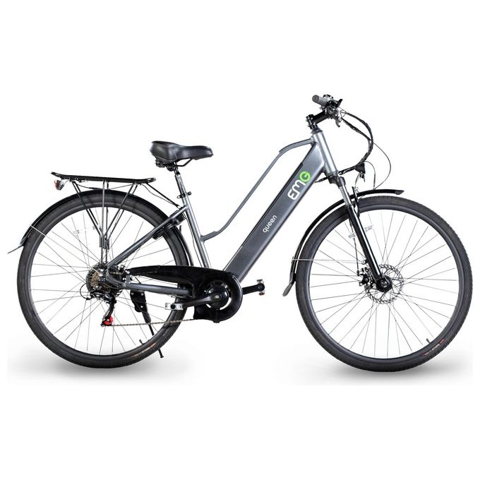EMG E-Bike Queen 28P 28'' 13Ah 80Km Batteria Integrata Grigia