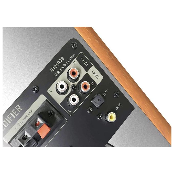 Edifier R1280DB Coppia Diffusori da Scaffale Azionati Via Bluetooth 42W Legno
