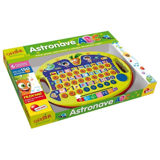 Lisciani Gioco Educativo Carotina Astronave ABC