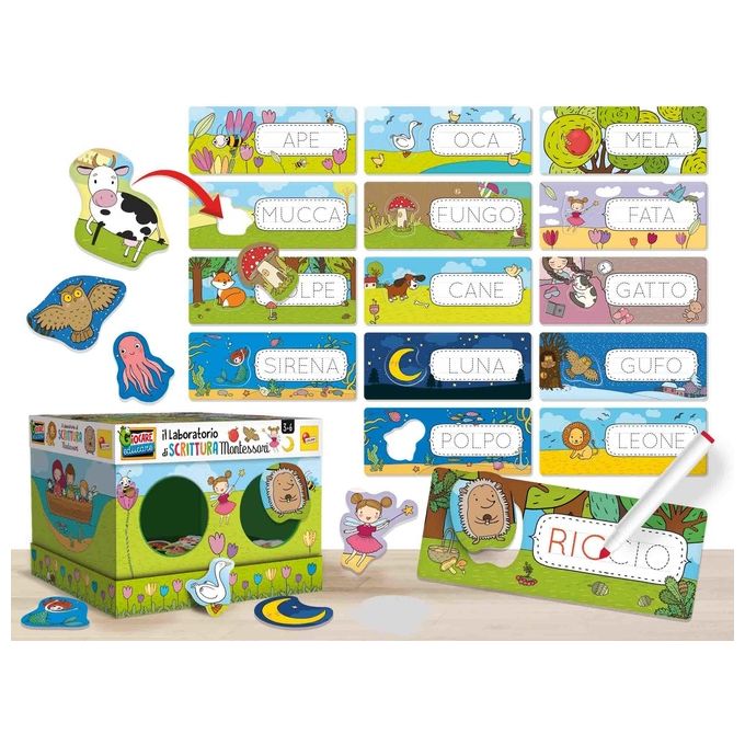 Lisciani Prescolare Montessori Laboratorio di Scrittura